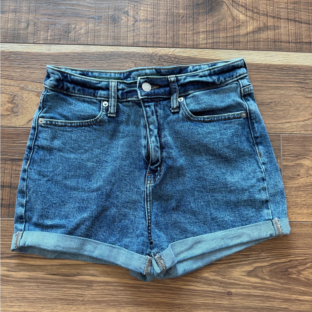 Wild Fable High Waisted Denim Blue Women's Shorts - Size 6